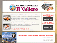 Tablet Screenshot of ilvelieroristorante.com